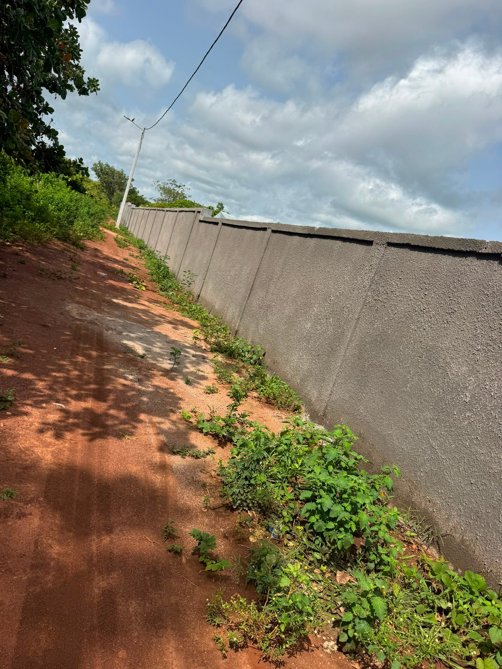 Construction de 1000 ml de clôture à Touba